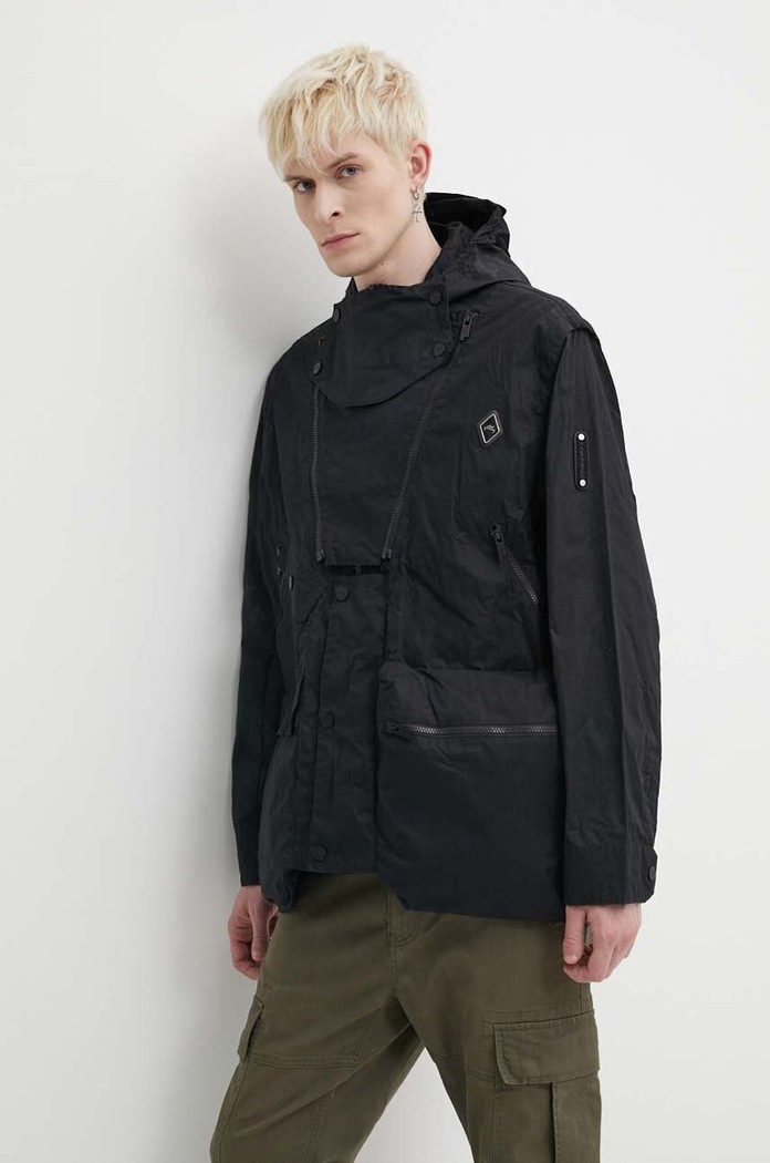 A-COLD-WALL* jacheta de bumbac Cargo Storm Jacket necaptusit negru ACWMO254