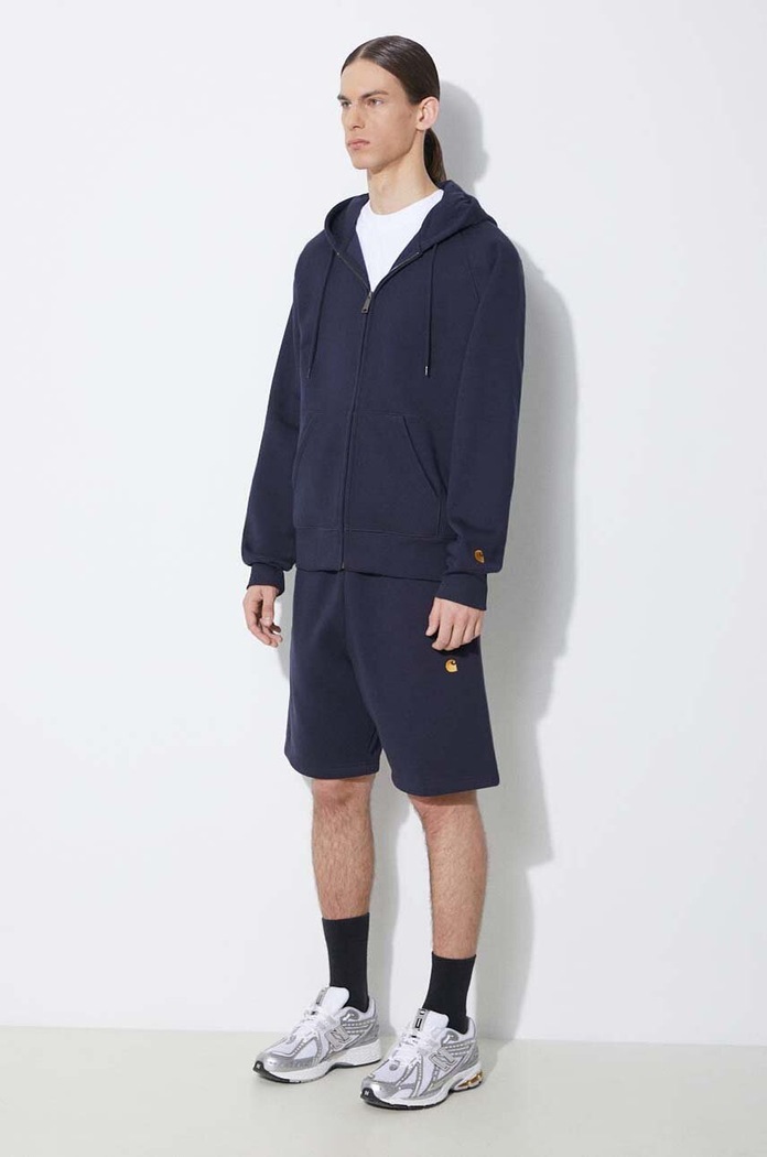 Dukserica Carhartt WIP Hooded Chase Jacket mornarsko plava I033664.00HXX