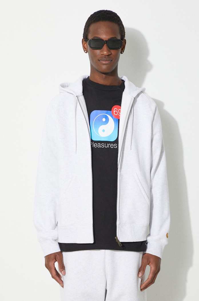 Кофта Carhartt WIP Hooded Chase Jacket остальные серый I033664.00JXX