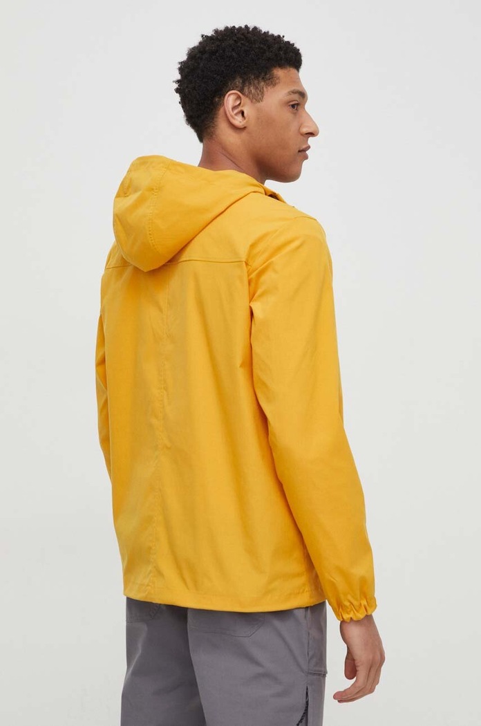 Oblačila Vodoodporna jakna Jack Wolfskin Desert Wind Overhead 1307841 rumena