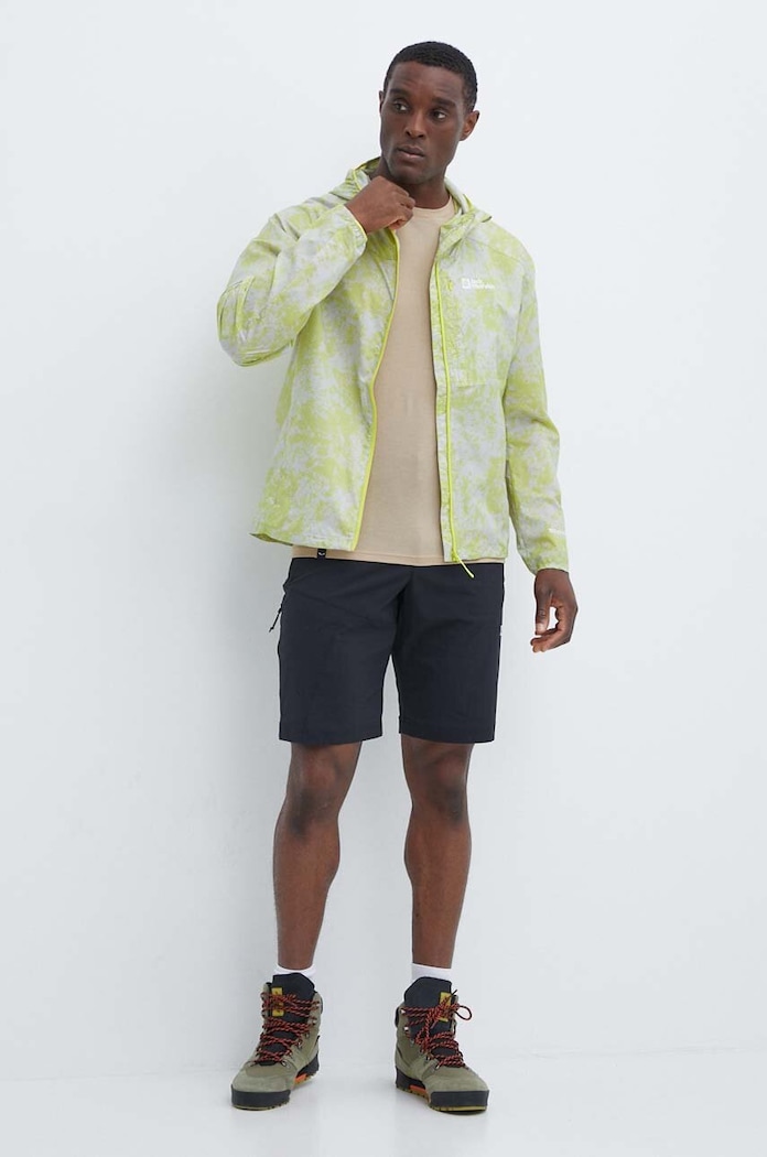 Turistická bunda Jack Wolfskin PRELIGHT WIND JKT 1307861 žltá SS24