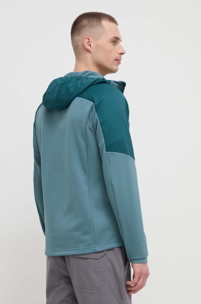 Oblačila Športna jakna Jack Wolfskin Alpgrat Pro Ins Fz 1711291 zelena