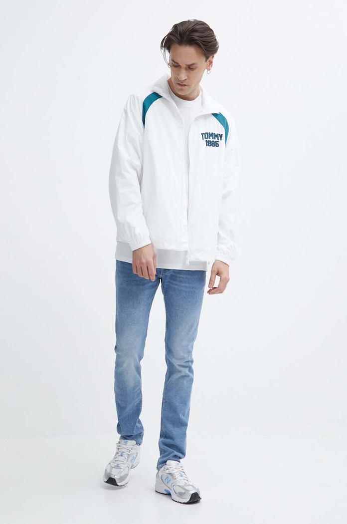 Яке Tommy Jeans DM0DM18699 бял SS24