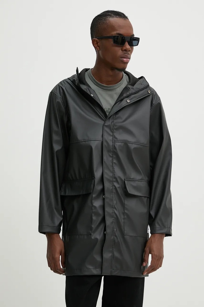 Bunda Herschel oversize čierna 50345.00001