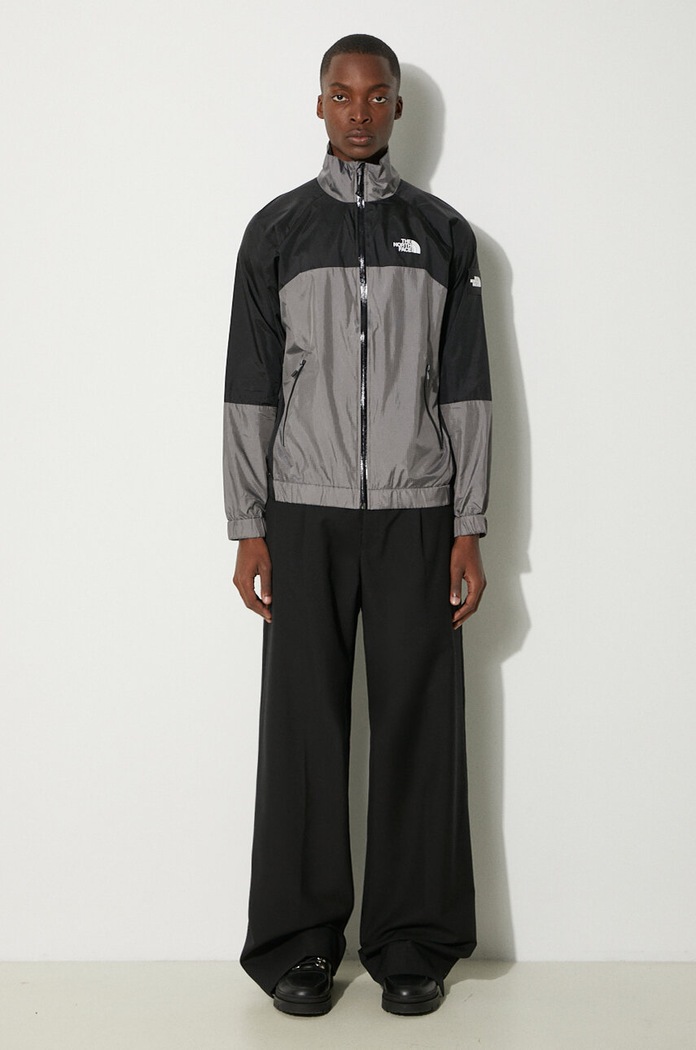 The North Face giacca Wind Shell Full Zip NF0A879FRPI1 grigio SS24