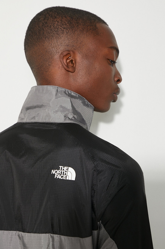 The North Face giacca Wind Shell Full Zip NF0A879FRPI1 grigio
