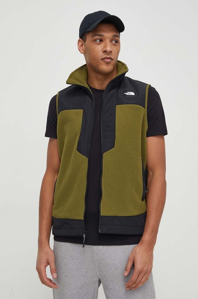 The North Face bezrękawnik bez kaptura zielony NF0A879KPIB1