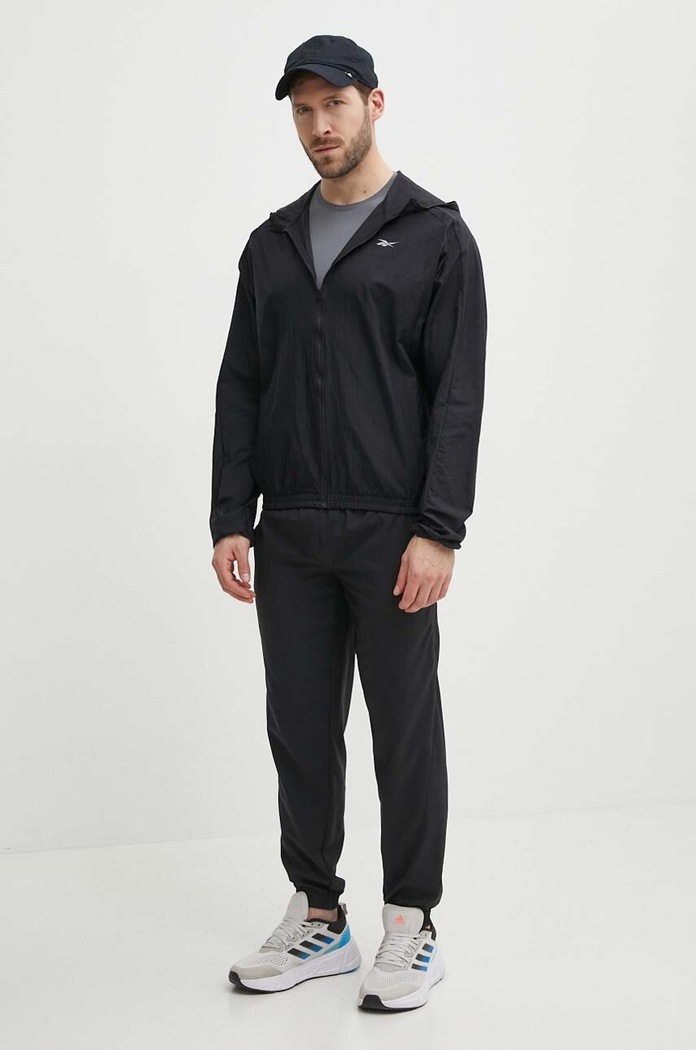 Vetrovka Reebok 100075618 čierna SS24