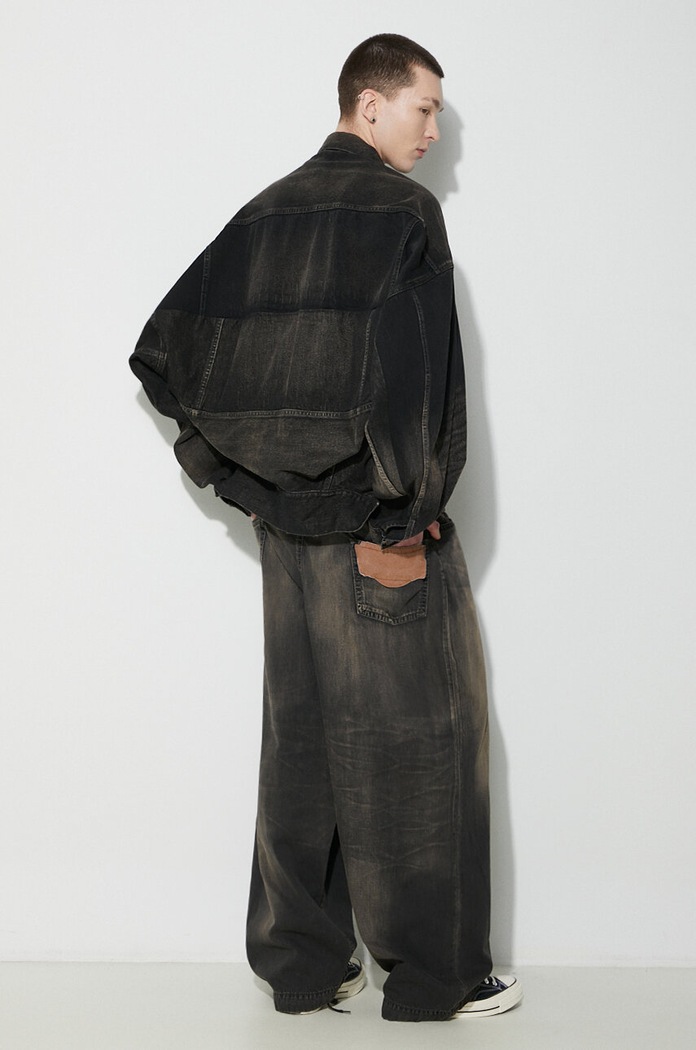 Clothing Maison MIHARA YASUHIRO denim jacket Combination Denim Jacket A12BL022 black