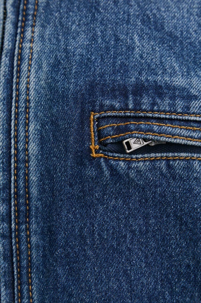 Džínová bunda Guess Originals M4GG84D4XY0 námořnická modř