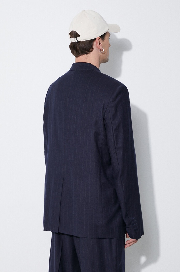 Clothing 424 wool jacket Double Breast Jacket FF4SMJ10BP.TR351.560 navy