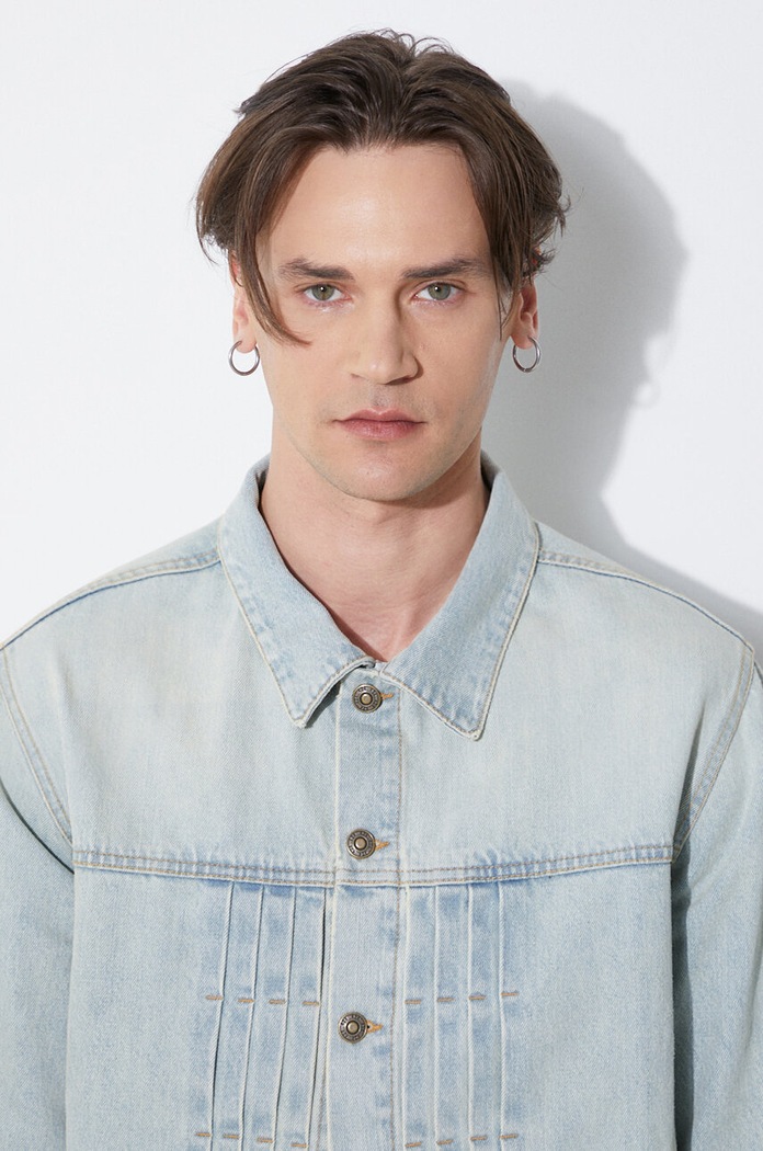 424 kurtka jeansowa Denim Truck Jacket FF4SMJ30AP.TE001.500 niebieski