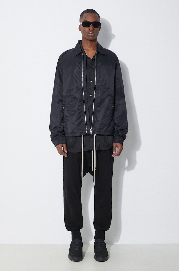 Rick Owens jacket Zipfront DU01D1783.BRET1.09 black SS24