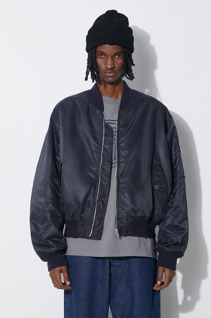 AMBUSH bomber jacket Nylon Bomber without navy BMEH012S24FAB0014646