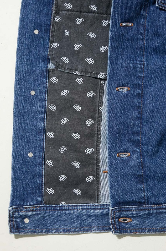 Džínová bunda A.P.C. blouson elvis COGWD.H02913.IAL