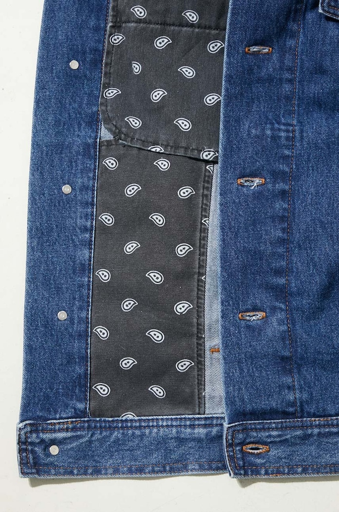 Džínová bunda A.P.C. blouson elvis COGWD.H02913.IAL