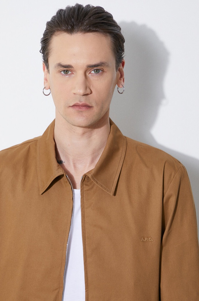 A.P.C. jacket blouson gilbert COGXS.H02922.CAB brown