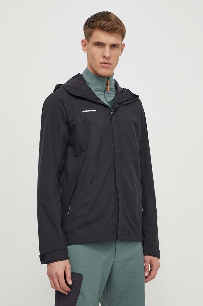 Mammut kurtka przeciwdeszczowa Alto czarny 1010.30611
