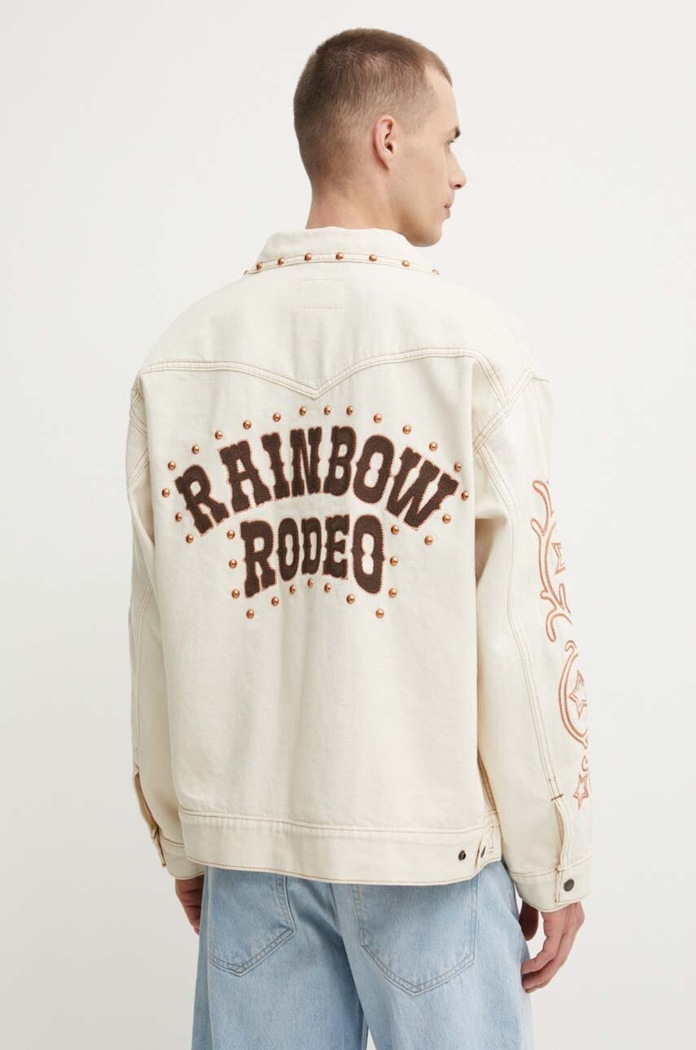 Levi's jacheta de bumbac Pride bej A8383
