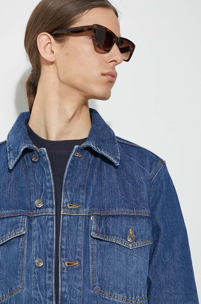 Wood Wood denim jacket Ivan Denim 12315106.7051 blue