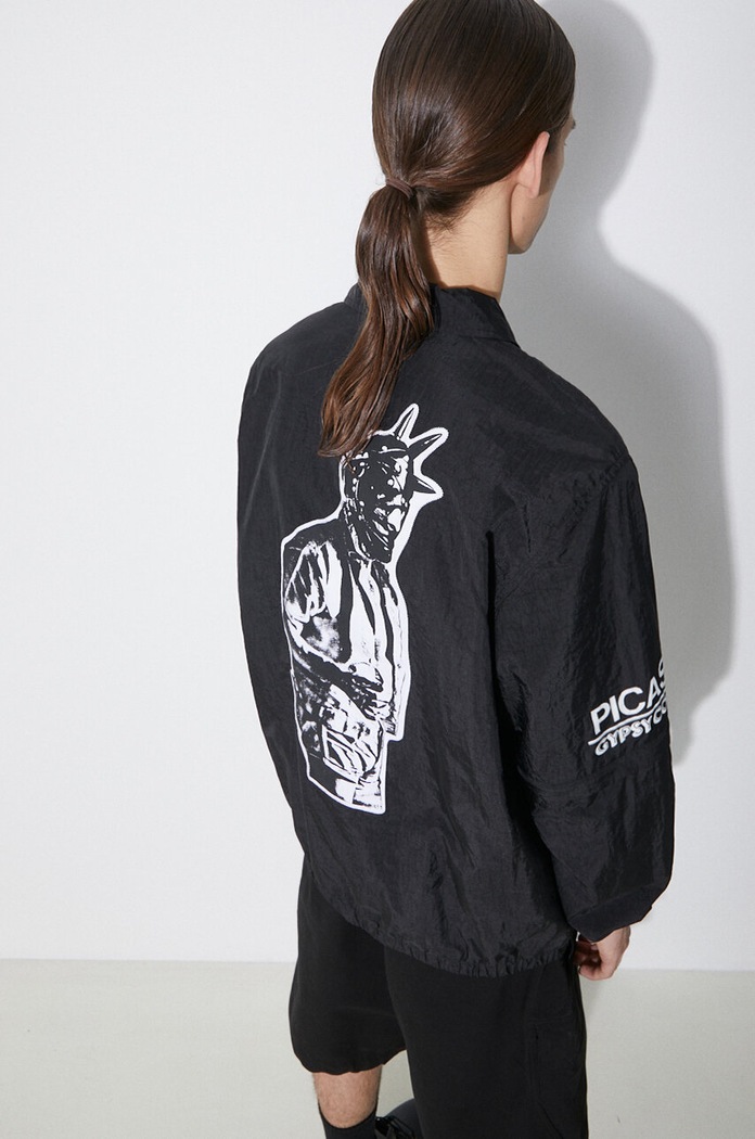 PLEASURES giacca Gypsy Coach Jacket nero P24SP009.BLACK