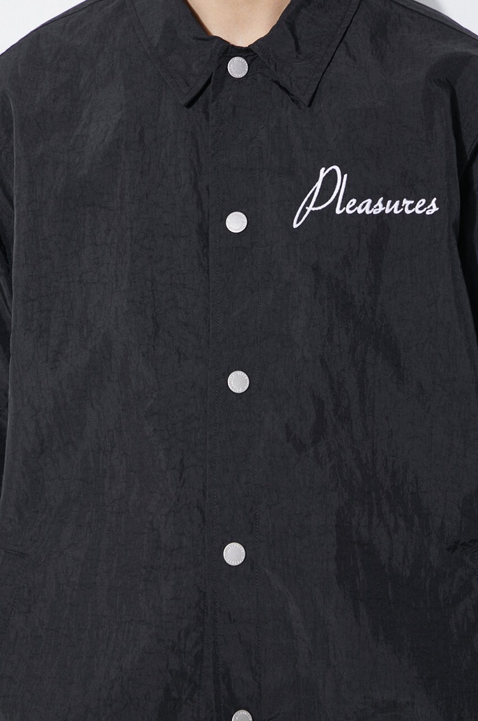 PLEASURES giacca Gypsy Coach Jacket P24SP009.BLACK