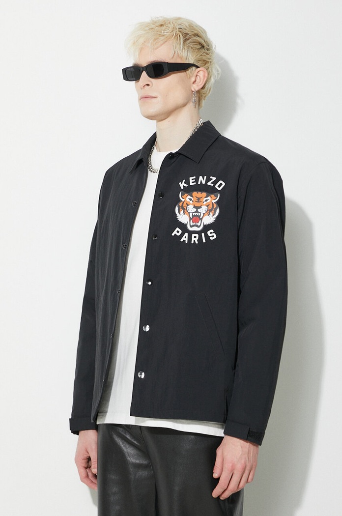Jakna Kenzo Lucky Tiger Padded Coach crna FE55BL0629NG.99