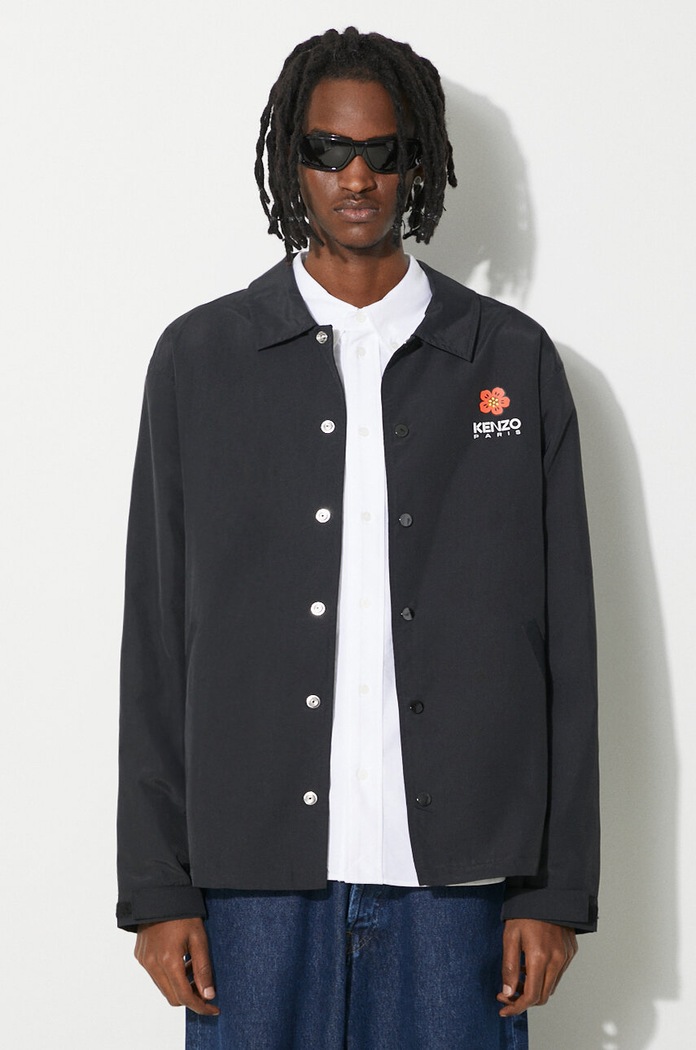 Clothing Kenzo jacket Boke Placed Light Coach FD55BL0619NT.99J black
