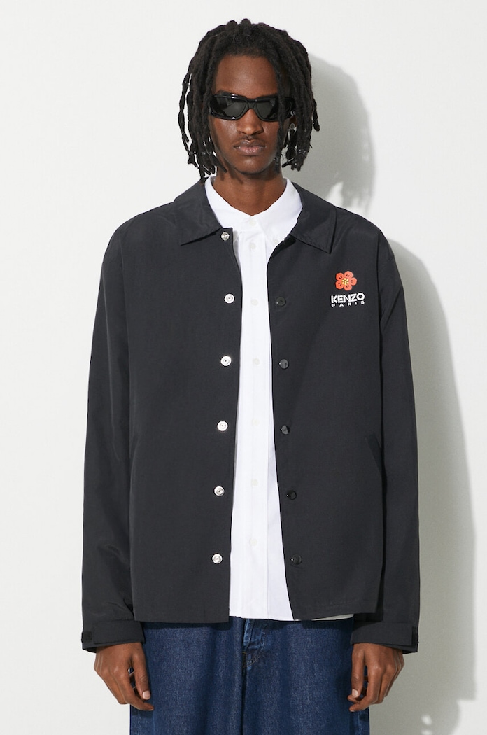 Clothing Kenzo jacket Boke Placed Light Coach FD55BL0619NT.99J black