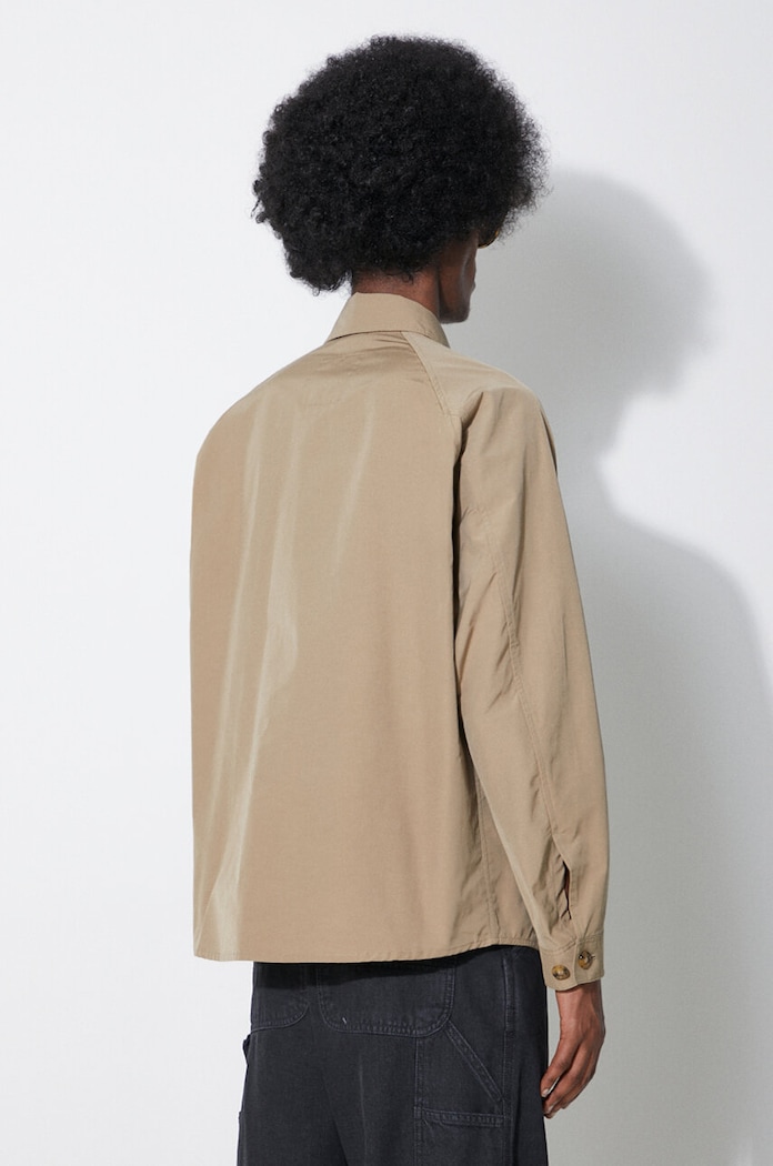 Oblačila Jakna Baracuta Shirt Jacket Br Cloth BRCPS1044 bež