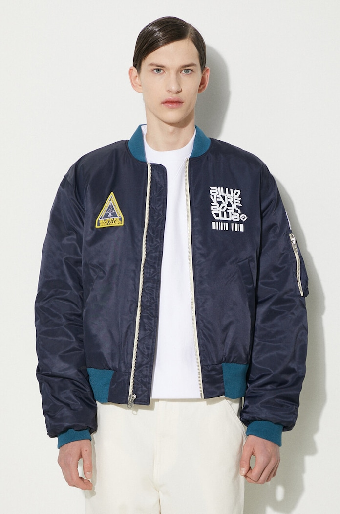Billionaire Boys Club kurtka bomber Outerbanks Bomber granatowy B24202