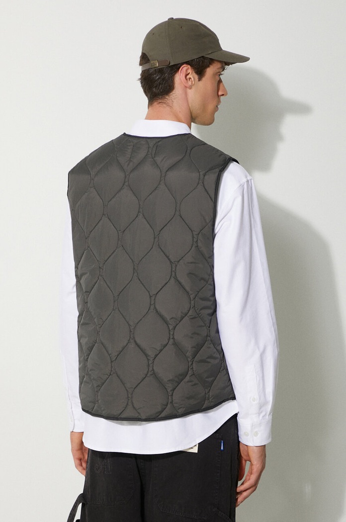Ρούχα Αμάνικο μπουφάν Awake NY Quilted Vest SP24.OT003 γκρί
