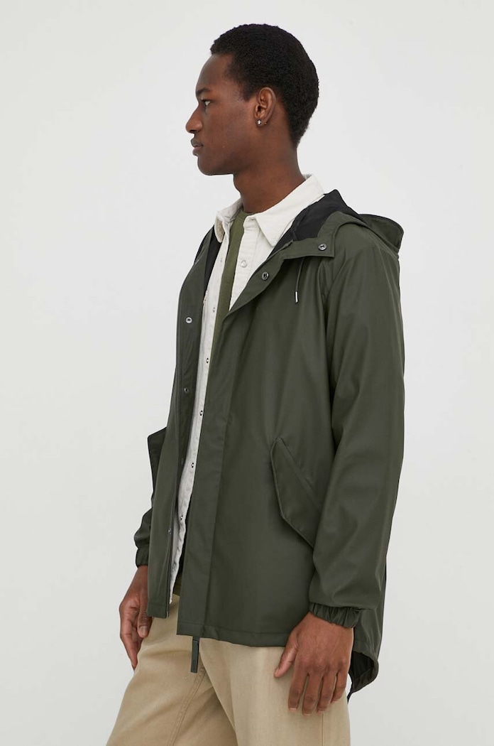 Rains rövid kabát 18010 Jackets 18010.03 zöld SS24