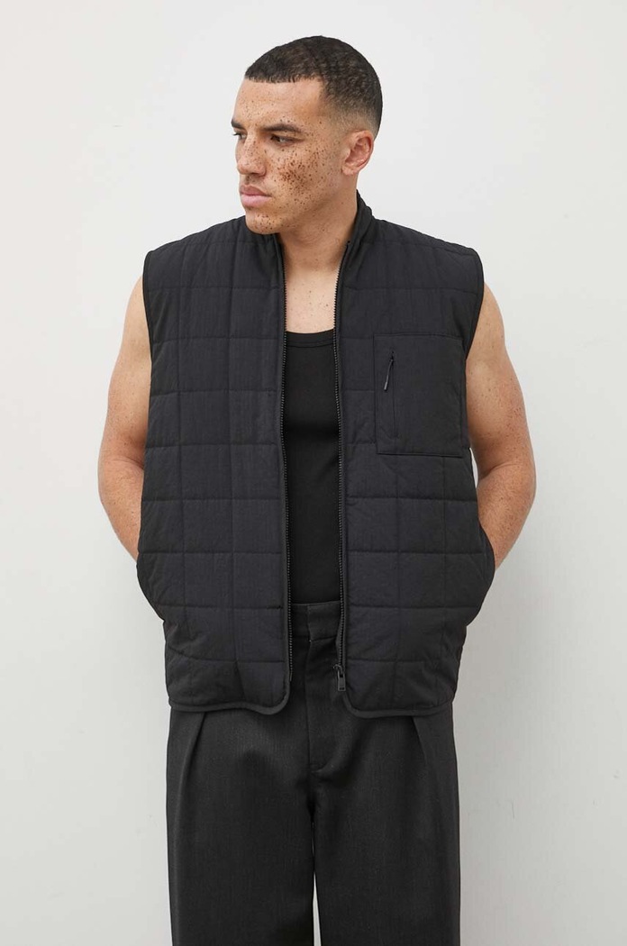 Rains bezrękawnik 19410 Vests 19410.01 czarny SS24