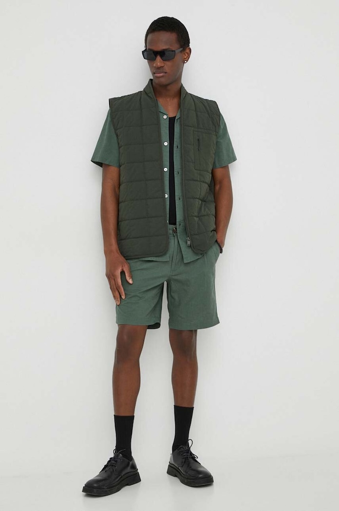 Αμάνικο μπουφάν Rains 19410 Vests 19410.03 πράσινο SS24