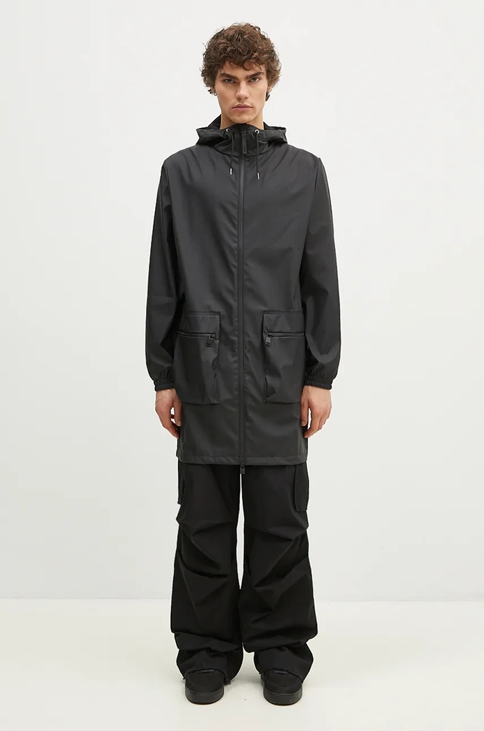 Rains kurtka 19850 Jackets pozostałe czarny 19850.01
