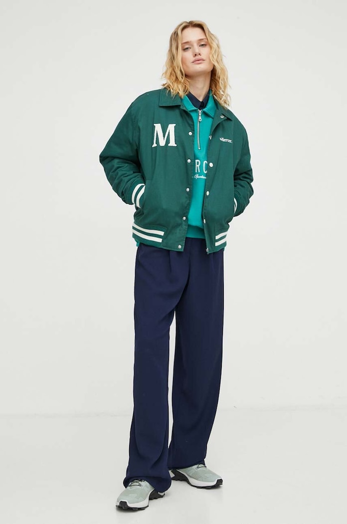 Oblačila Bombažna jakna The Mercer Brand MEAP241010 zelena