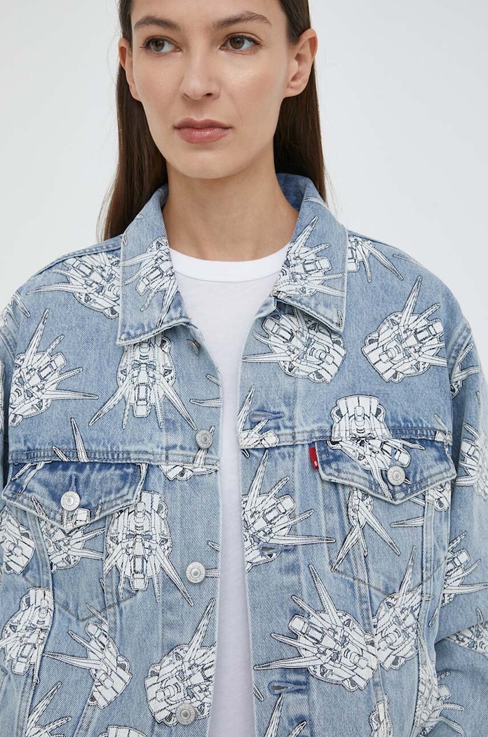 Oblečení Džínová bunda Levi's Levi's® x Gundam SEED A7410.0000 modrá