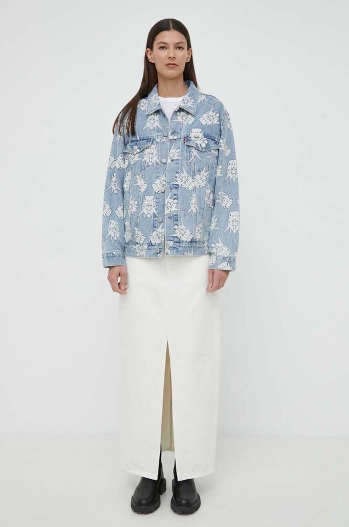 Džínová bunda Levi's Levi's® x Gundam SEED A7410.0000 modrá