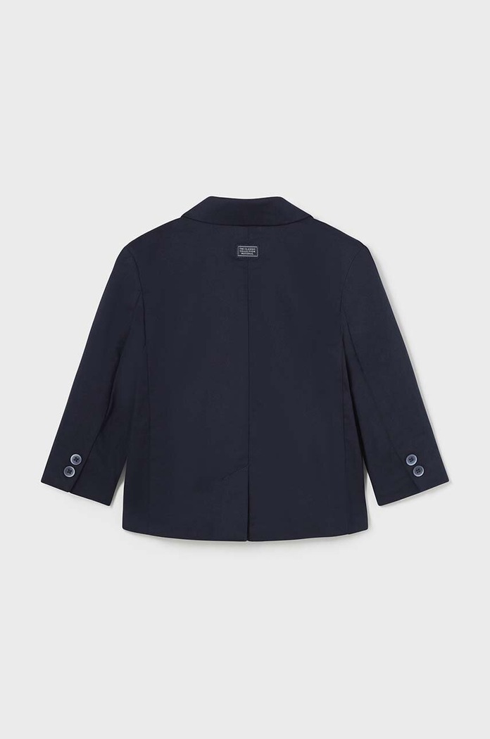 Mayoral blazer in misto lino per bambini 1444.3E.Baby.PPYH blu navy SS24