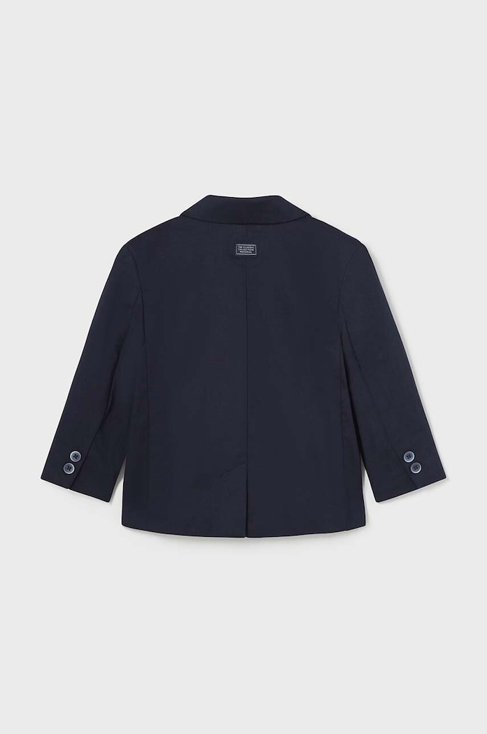 Mayoral blazer in misto lino per bambini 1444.3E.Baby.PPYH blu navy SS24
