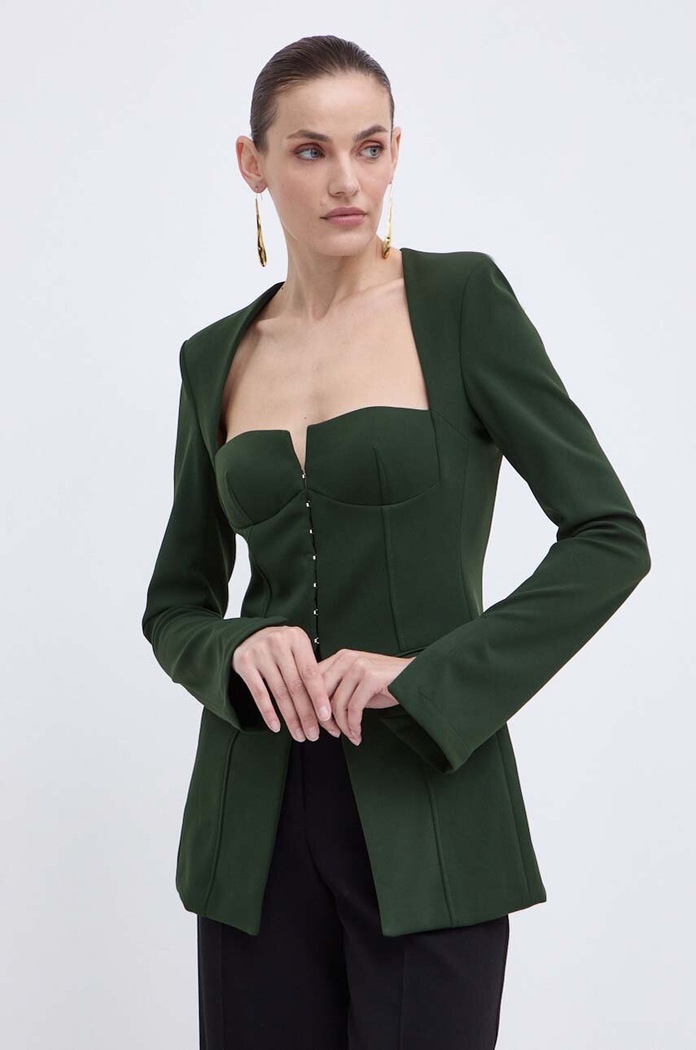 Patrizia Pepe giacca maglia verde 8S0490.J129