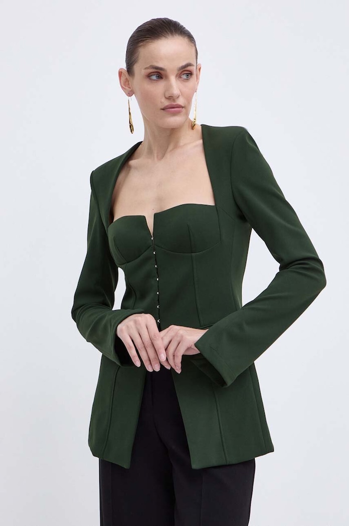 Patrizia Pepe giacca maglia verde 8S0490.J129