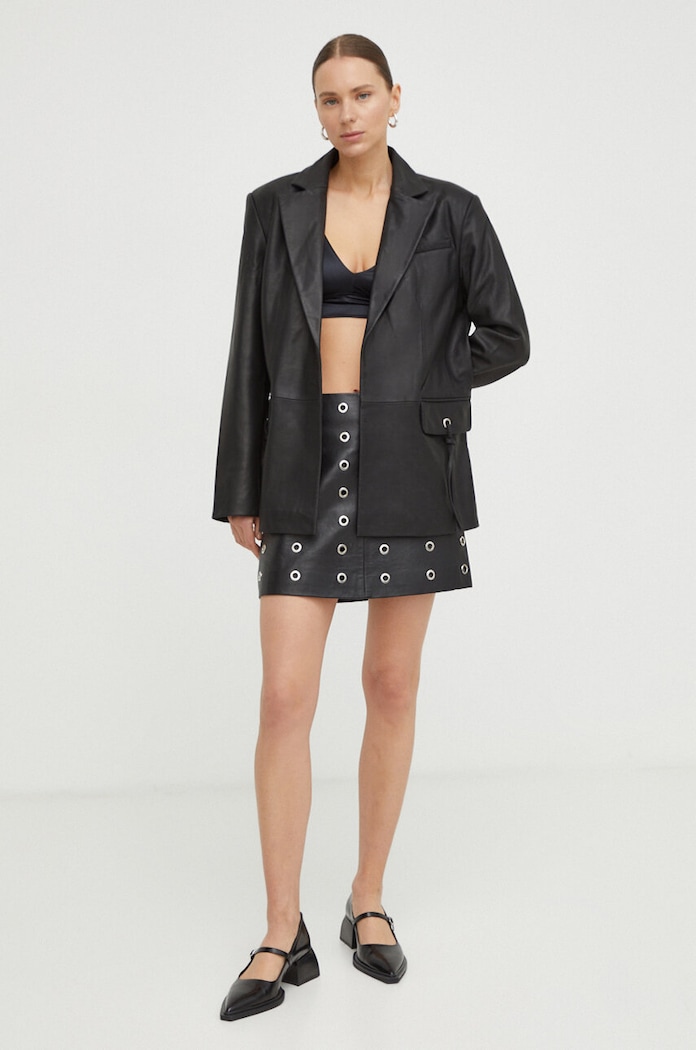 2NDDAY sacou de piele 2241514667 negru SS24