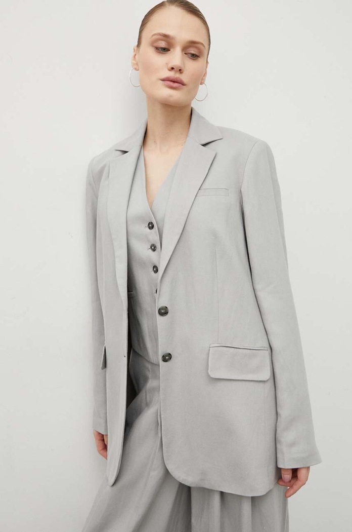 Herskind blazer din amestec de in gri 5116840