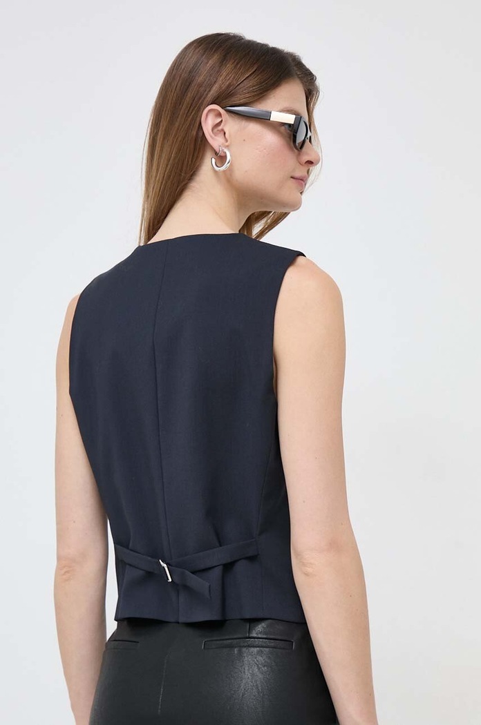 Abbigliamento Weekend Max Mara gilè in lana 2415151011600 blu navy