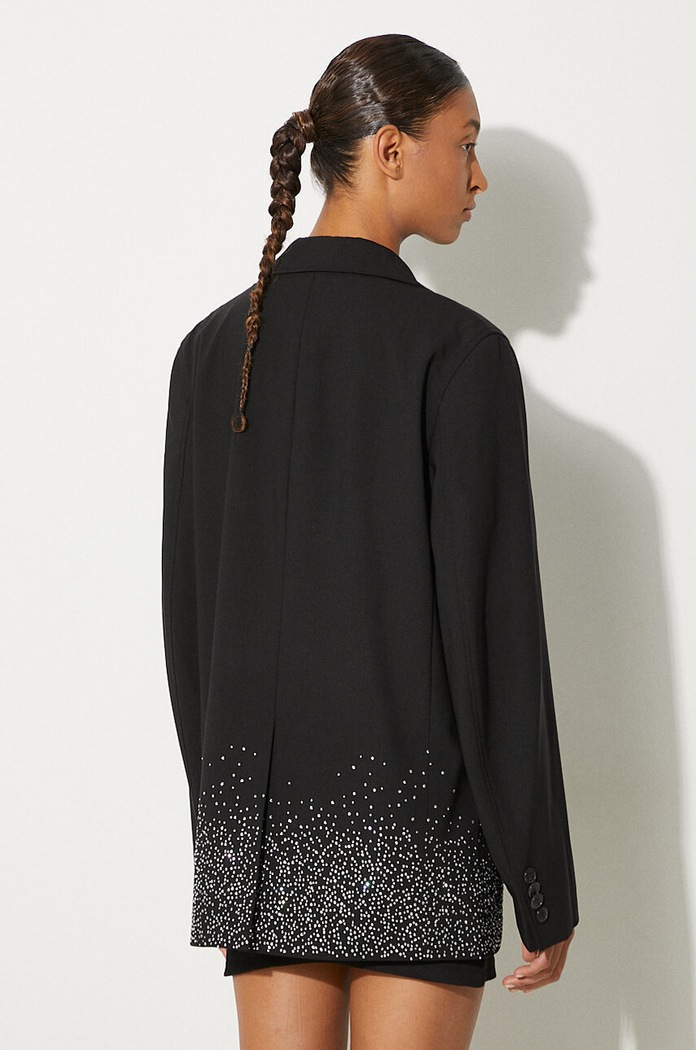 Odjeća Vuneni sako JW Anderson Crystal Hem Blazer JK0308.PG1321.999 crna