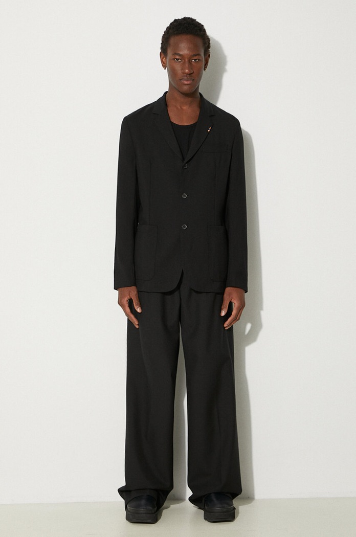 Вълнено сако Paul Smith M1R.2151.K00001 черен SS24