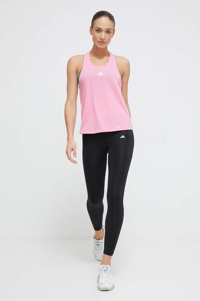 adidas Performance legginsy treningowe Optime IQ2689 czarny SS24