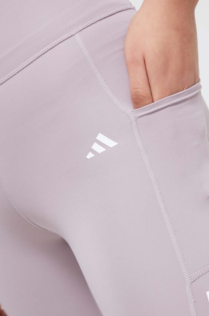 Клин за трениране adidas Performance Optime 3Stripes виолетов IT9129
